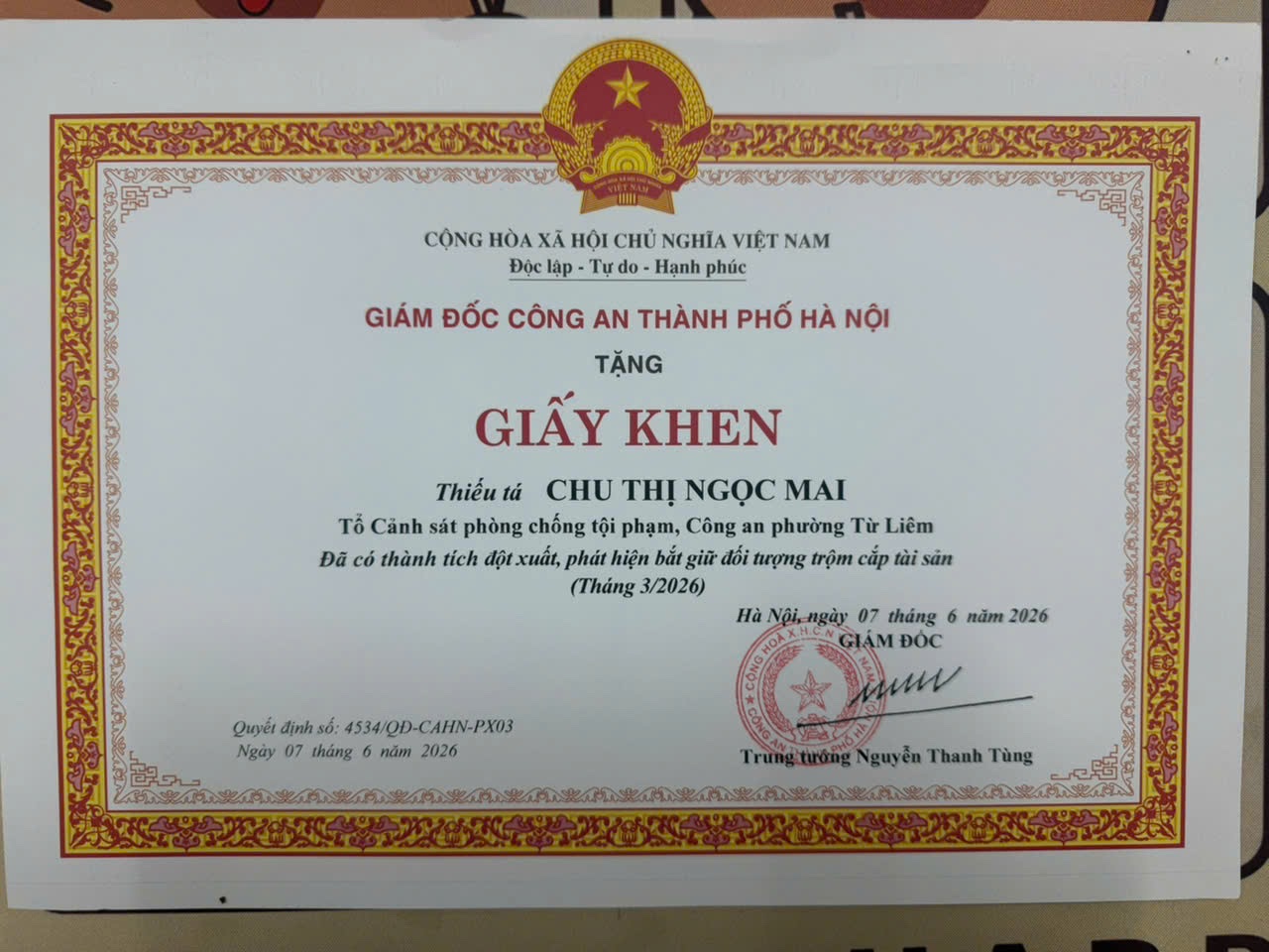 Bản lĩnh thép của nữ trinh sát hình sự và những lần đấu trí giữa lằn ranh sinh tử với tội phạm - 19
