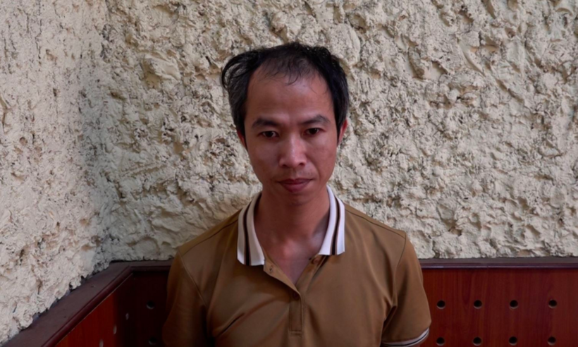 Đối tượng Vũ Thế Chung. (Ảnh: Công an Hưng Yên)