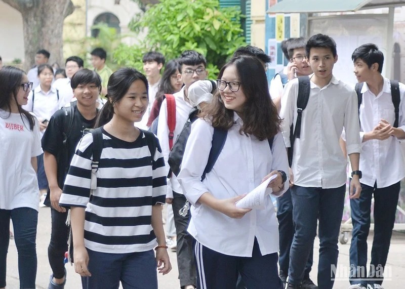 Sở GD&ĐT Hà Nội đã ban hành Kế hoạch Triển khai thí điểm học bạ số các trường phổ thông. Ảnh minh họa: Nhân Dân