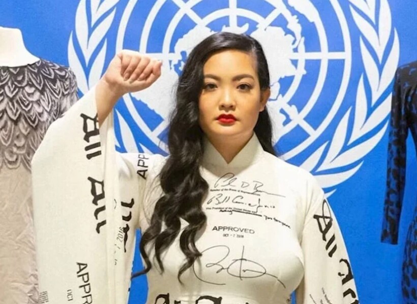 Amanda Nguyen tốt nghiệp Đại học Harvard, thực tập ở NASA năm 2013. Ảnh: Forbes.