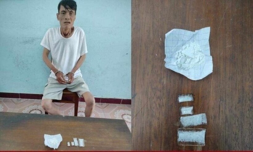 Đối tượng Trương Minh Dư cùng tang vật. Ảnh: VTC News