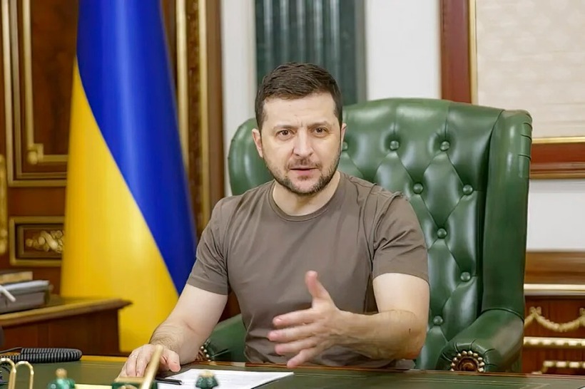 Tổng thống Ukraine Volodymyr Zelensky. Ảnh: Arise News