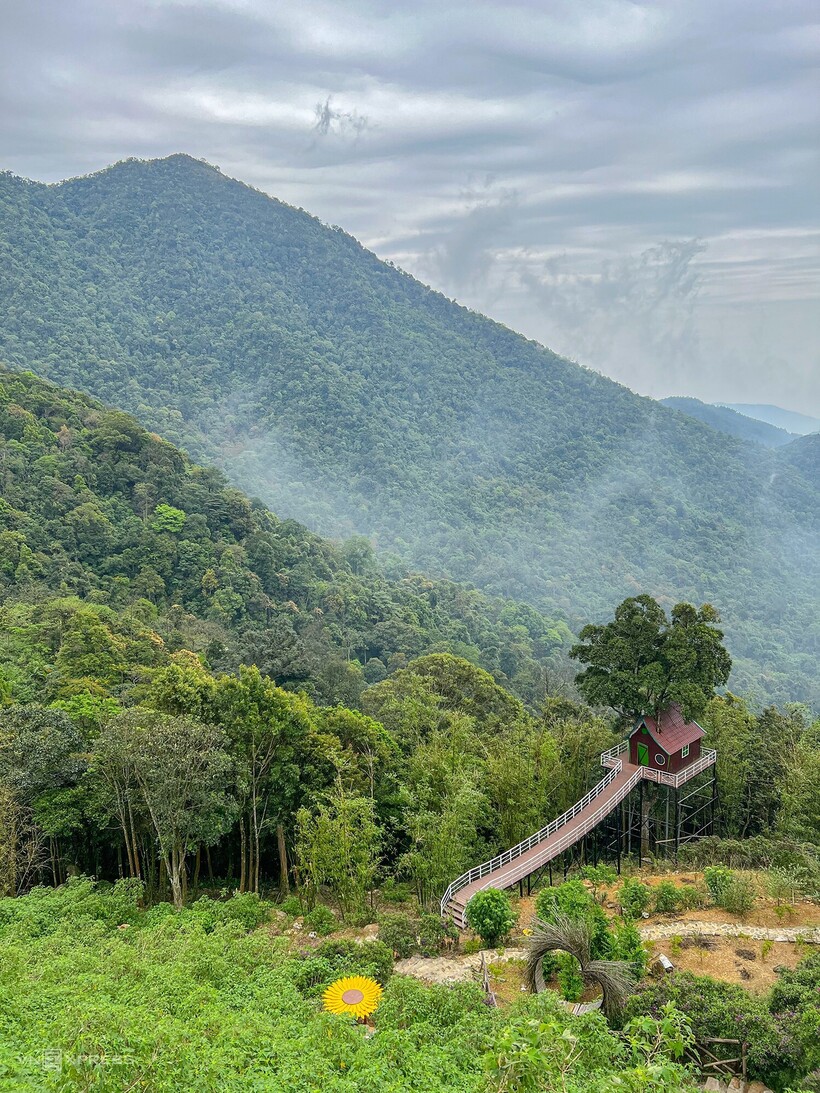 Khung cảnh tuyệt đẹp của Tam Đảo.