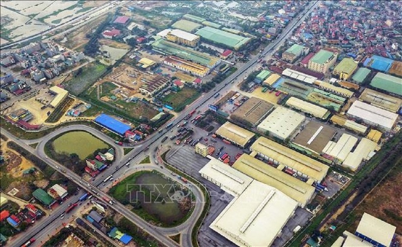 Khu Công nghiệp Dệt may Phố Nối (Hưng Yên). Ảnh minh họa: Phạm Kiên/TTXVN.