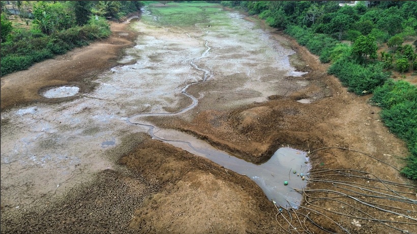 Những ngày qua, nắng nóng kéo dài khiến nhiều ao, hồ, sông, suối nhỏ và các đập thủy lợi trên địa bàn các tỉnh cạn kiệt nguồn nước. Đáng chú ý, khô hạn còn khiến cây trồng thiếu nước tưới, thậm chí có nơi vườn cà phê đang chết dần chết mòn…