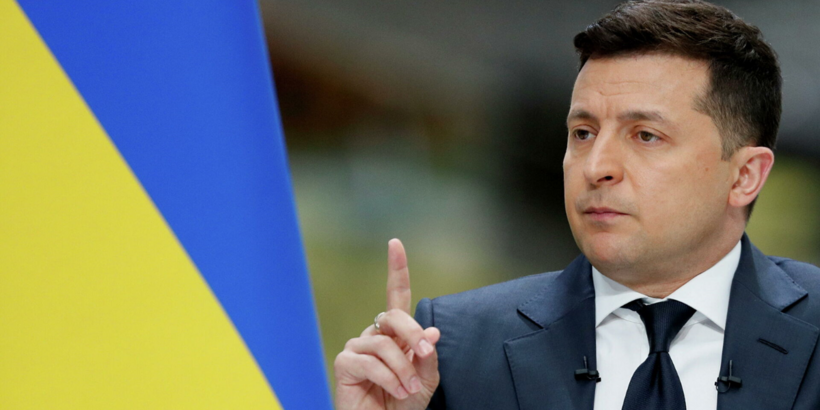 Tổng thống Ukraine Volodymyr Zelensky.