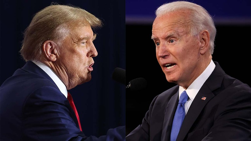 Ông Trump và ông Biden có động thái trái ngược trước thềm cuộc tranh luận đầu tiên. Ảnh" ABC News