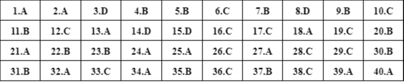 Đáp án môn Lịch sử mã đề 310 tốt nghiệp THPT 2024. Cập nhật 11h28