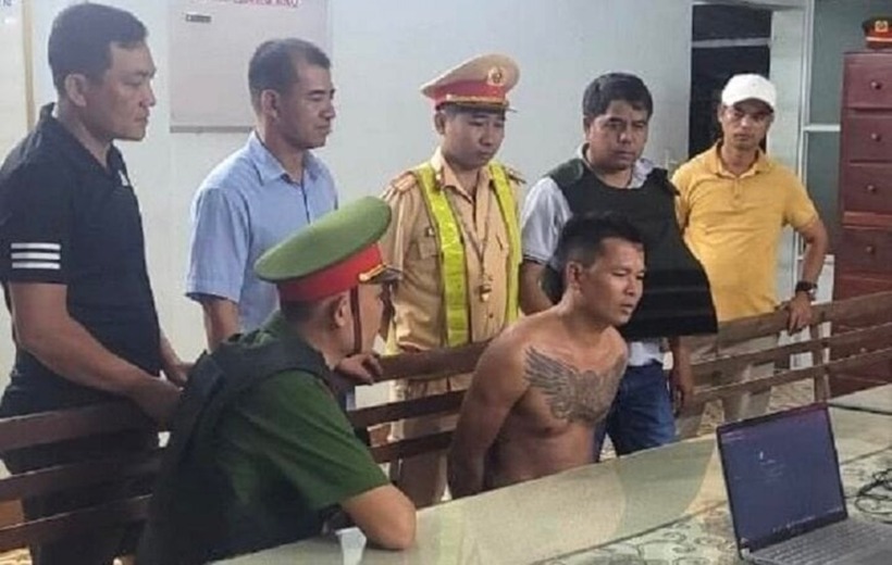 Lực lượng chức năng Quảng Ngãi phối hợp bắt giữ nhóm đối tượng liên quan đến vụ giết người ở Gia Lai. Ảnh: VTC News