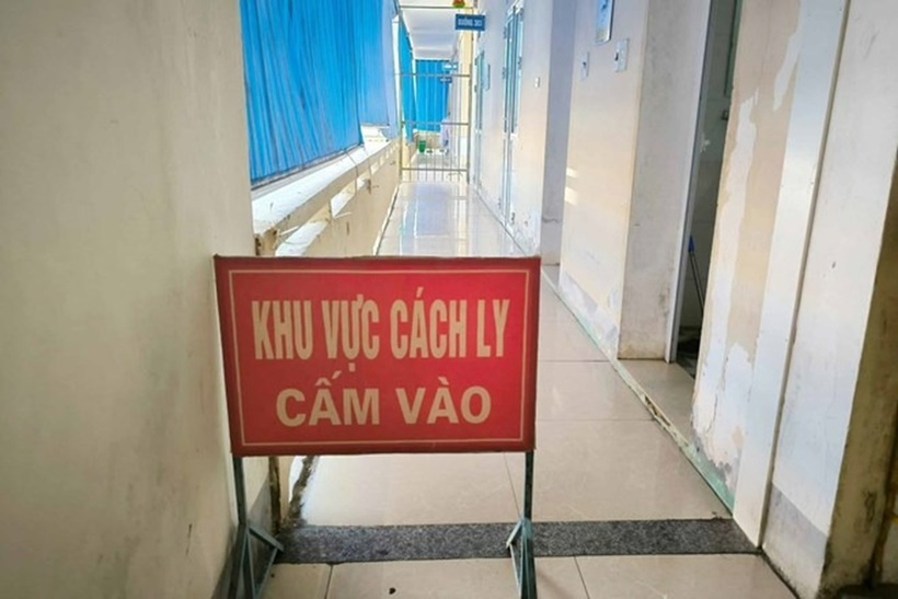 Khu vực bệnh nhân nghi mắc bệnh bạch hầu. Ảnh: Lao động