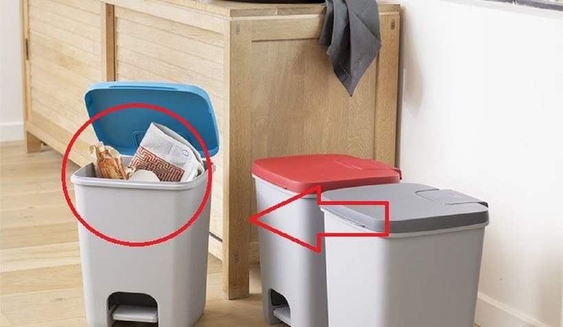 Đặt thùng rác ở gần cửa chính có thể chặn năng lượng tốt, mang đến năng lượng tiêu cực và ảnh hưởng đến tài lộc của gia đình. Ảnh minh họa