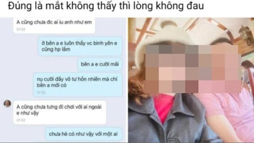 Hình ảnh lan truyền trên mạng xã hội. Ảnh: PLO