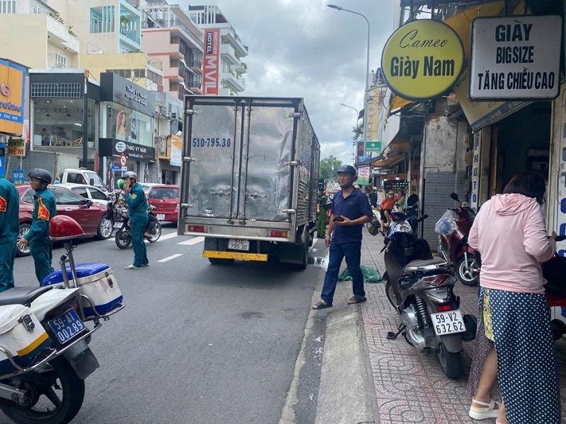 Hiện trường xảy ra vụ tai nạn. Ảnh: Báo CAND.