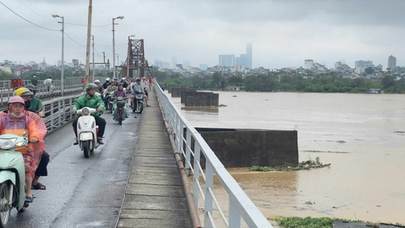 Khu vực cầu Long Biên (Hà Nội). Ảnh: Sức khỏe & Đời sống.