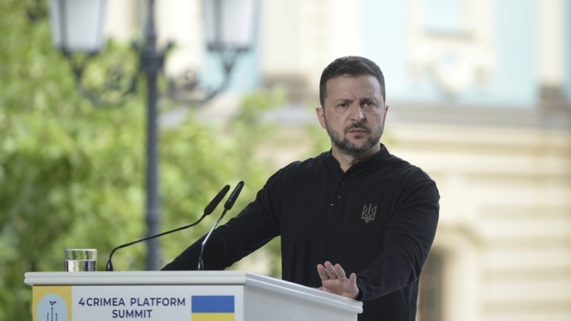 Tổng thống Ukraine Volodymyr Zelensky. Ảnh: RT