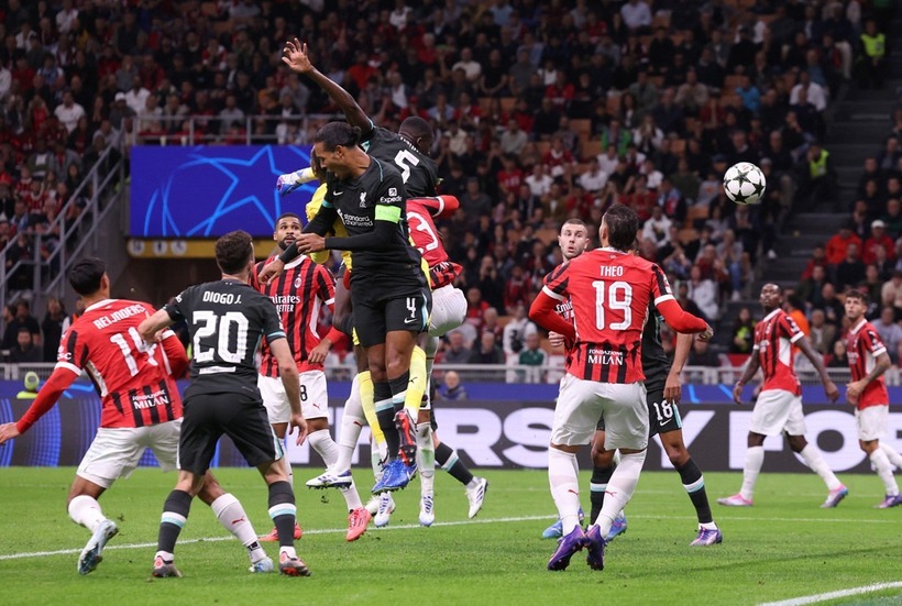 Liverpool lội ngược dòng đánh bại AC Milan tại Champions League. Ảnh: Getty