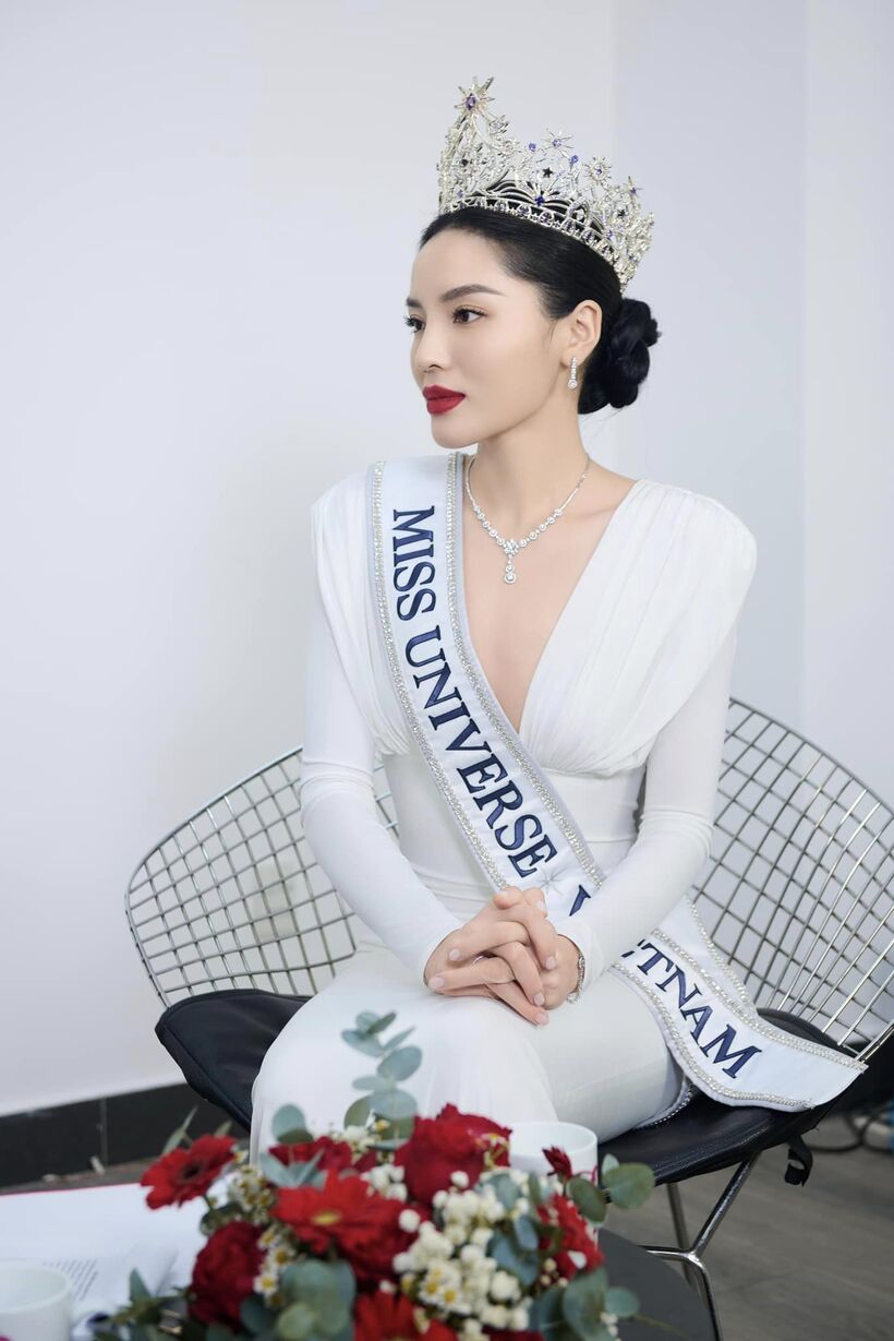 Hoa hậu Kỳ Duyên trong cương vị đương kim Hoa hậu Miss Universe Vietnam 2024.