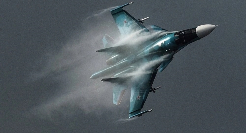 Một tiêm kích "thù mỏ vịt" Su-34 của Nga. Ảnh: Reuters