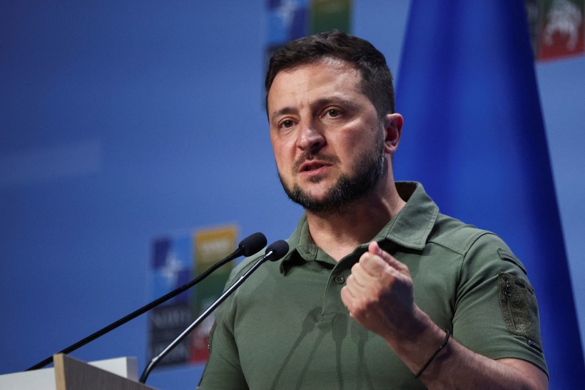 Tổng thống Ukraine Volodymyr Zelensky. Ảnh: Reuters