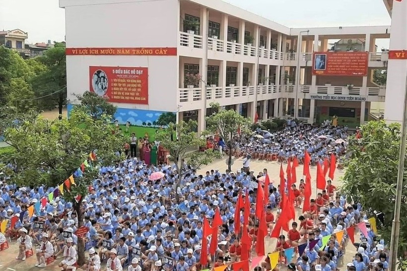 Trường Tiểu học Đinh Tiên Hoàng, TP.Ninh Bình. (Ảnh: FB nhà trường)