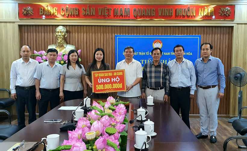 Nghĩa đồng bào của Sao Mai Group trên quê hương Thanh Hóa