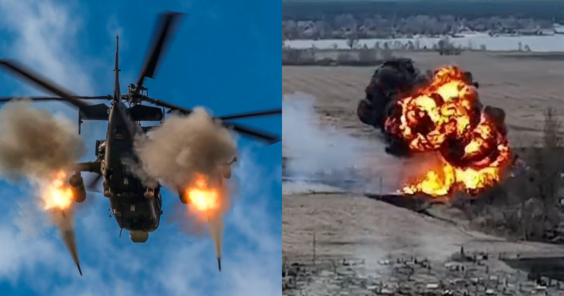 "Cá sấu sát thủ" Ka-52M Nga khiến Ukraine tổn thất nặng nề ở Kursk. Ảnh: Getty Images