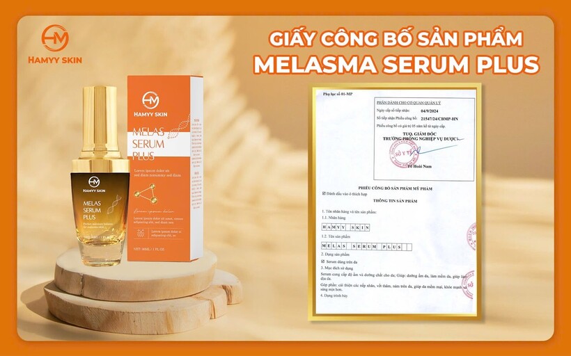 Melas Serum Plus và Melasma Cream+  là bộ sản phẩm hỗ trợ mờ nám, sáng da của HAMMY SKIN được khách hàng tin dùng tìm kiếm nhiều nhất trên thị trường