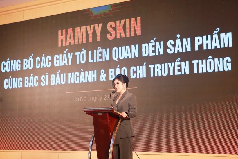 Bà Trần Thị Giang - Chủ tịch thương hiệu HAMYY Skin