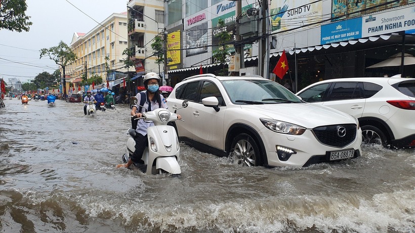 Thời tiết hôm nay ngày 4/10: Nam Bộ mưa rất lớn. Ảnh minh họa