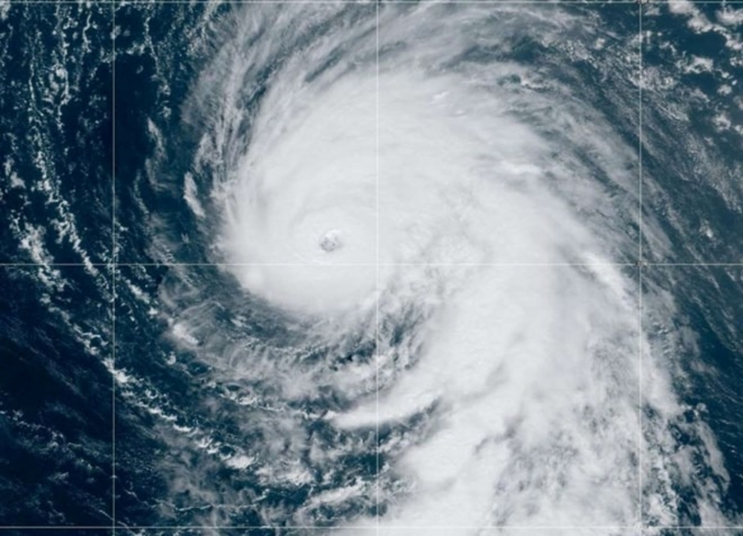 Bão Kirk được dự báo trở thành siêu bão thứ 3 kể từ ngày 25/9. Ảnh: NOAA