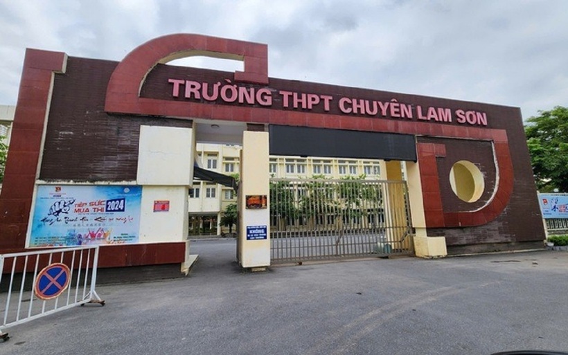 Trường THPT Chuyên Lam Sơn (Thanh Hóa). Ảnh: Người lao động