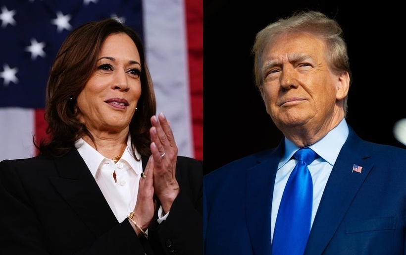 Cựu Tổng thống Mỹ Donald Trump đang dẫn trước Phó tổng thống Mỹ Kamala Harris 13 điểm phần trăm tại bang Florida. Ảnh minh họa