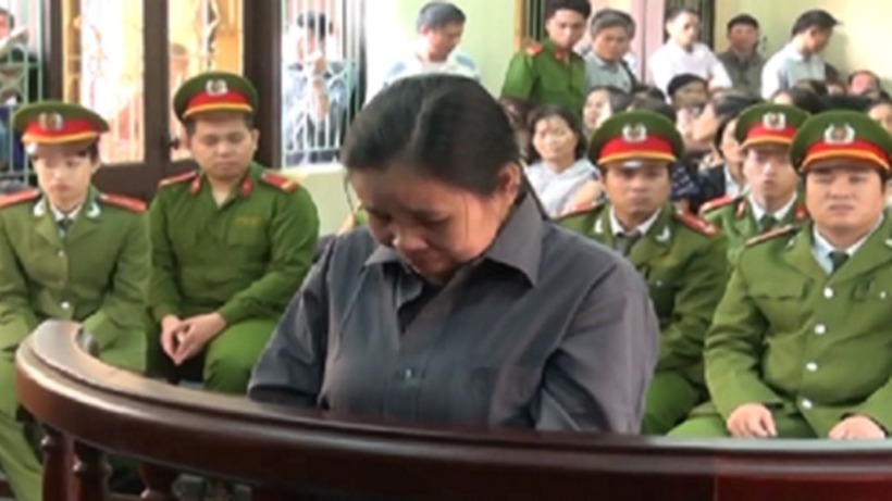 Bị cáo Doan tại phiên toà xét xử. Ảnh: Tiền Phong