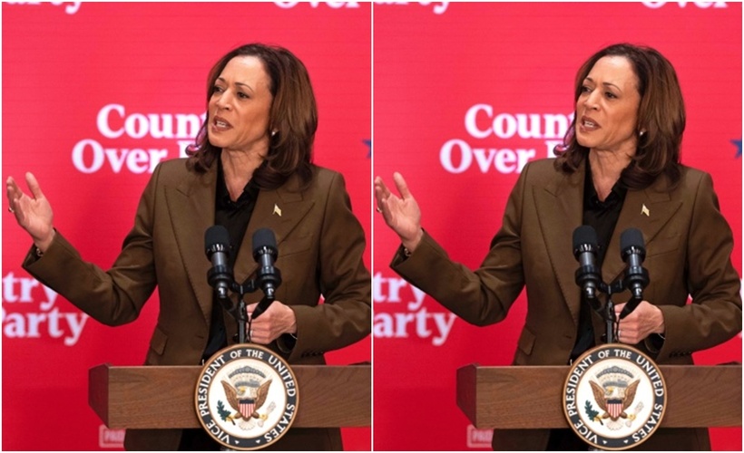 Phó tổng thống Mỹ Kamala Harris tại sự kiện vận động tranh cử ở thành phố Scottsdale, bang Arizona ngày 11/10. (Ảnh: AFP)