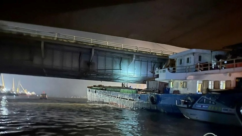 Hiện trường xảy ra vụ tai nạn. Ảnh: VOV.