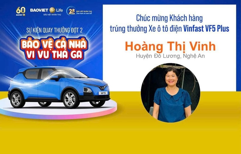 Bảo Việt Nhân thọ trao giải ô tô thứ 2 của chương trình tri ân lớn nhất năm - 2