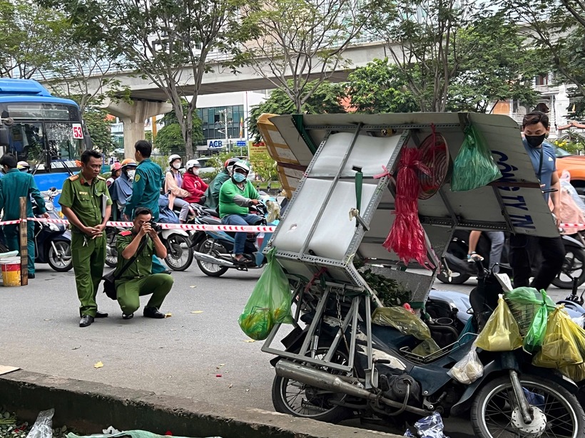 Vụ tai nạn khiến 1 người phụ nữ tử vong. Ảnh: Báo Giao thông