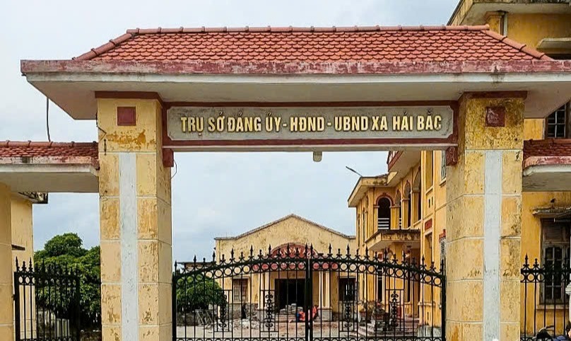 Trụ sở UBND xã nơi phát hiện sự việc. Ảnh: Báo Giao thông