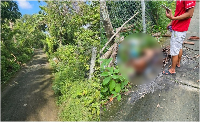 Khu vực người dân phát hiện ông N. bị cháy nằm bất tỉnh. (Ảnh: Thanh niên, Phụ nữ TP.HCM)