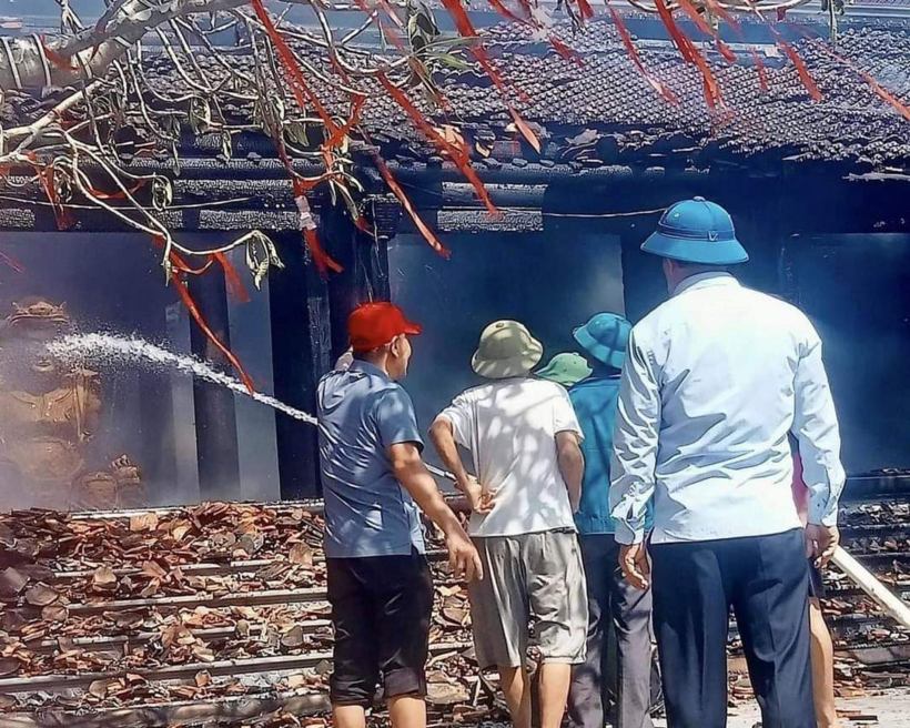 Ngôi chùa có niên đại trên 800 năm và còn lưu giữ được nhiều di vật, cổ vật có giá trị. Ảnh: Giao Thông