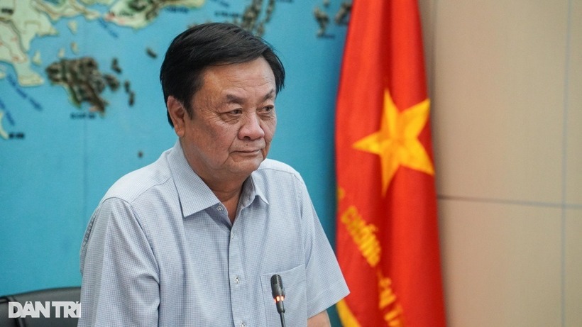 Bộ trưởng Bộ NN&PTNT Lê Minh Hoan. Ảnh: Dân trí