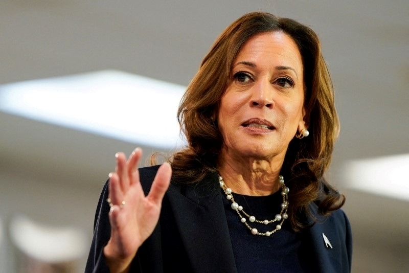 Phó Tổng thống Mỹ Kamala Harris nhận được sự giúp đỡ từ loạt tên tuổi đình đám. Ảnh: Reuters