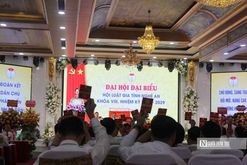Các đại biểu cũng đã bầu ra Ban Chấp hành Hội Luật gia tỉnh Nghệ An khóa VIII, nhiệm kỳ 2024 - 2029.