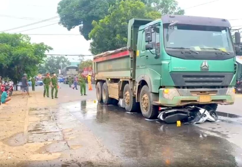 Hiện trường xảy ra vụ tai nạn. Ảnh: Báo Tiền phong.