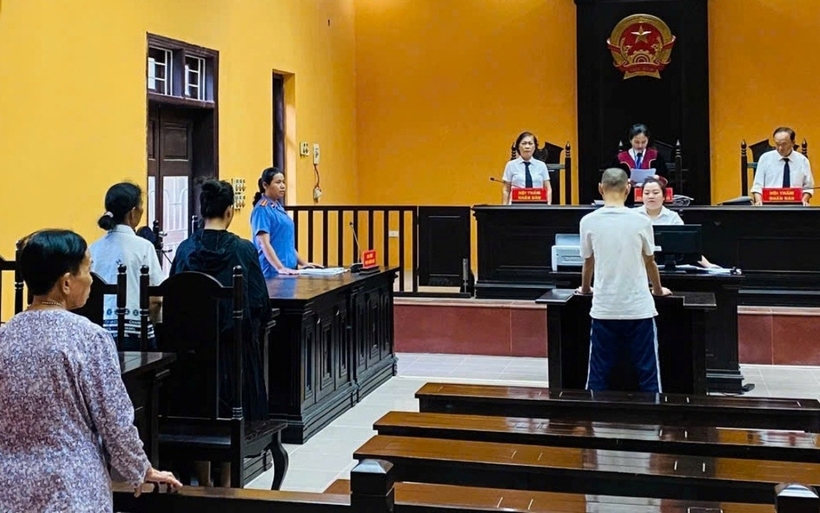 Phiên tòa xét xử Phạm Tuấn Anh. Ảnh: Phụ Nữ Việt Nam