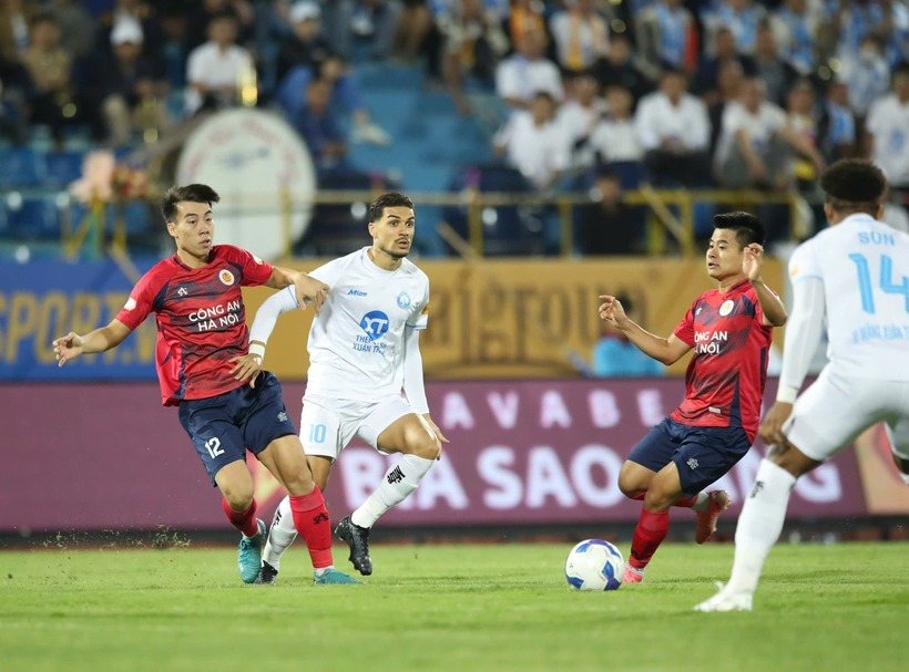Kết quả bóng đá hôm nay ngày 29/10: CAHN thắng đậm Nam Định. Ảnh: Thép xanh Nam Định FC.