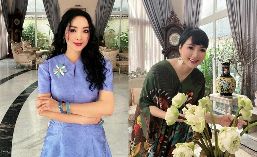 ''Căn nhà này do chính tôi lên ý tưởng xây dựng từ A-Z. Người ta nói 'đàn ông xây nhà, đàn bà xây tổ ấm' nhưng tôi tự mình làm tất cả. Nhìn tôi an nhàn, đủng đỉnh thế thôi chứ cái số là thân tự lập thân. Được cái lúc nào tôi cũng cảm thấy an yên, hạnh phúc”, nàng Hậu chia sẻ.