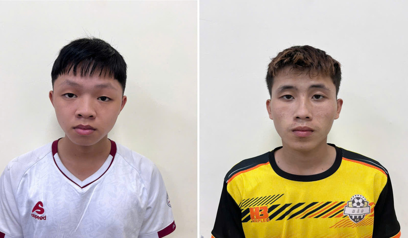 2 đối tượng Nguyễn Văn Hưng và Đối tượng Đào Văn Kiên. Ảnh: VOV