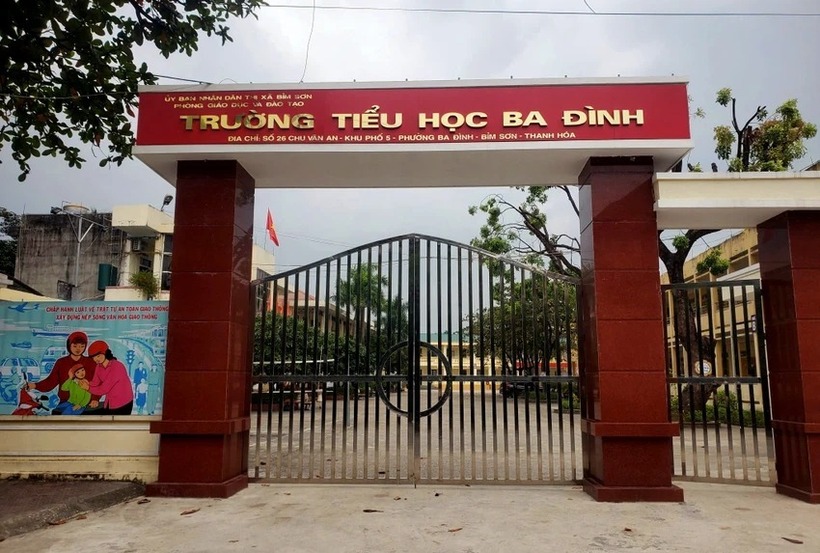 Trường Tiểu học Ba Đình. Ảnh: PLO