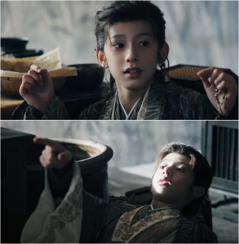 Chưa thở phào nhẹ nhõm được bao lâu, Bạch Cửu sợ đến không nói nên lời khi thấy yêu quái phía sau Văn Tiêu.